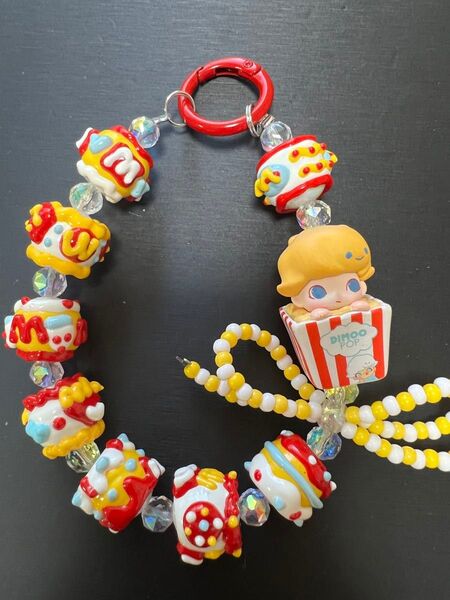 DIMOO ポップコーン キーホルダー