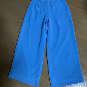 美品 インディヴィ ワイドパンツ 5号 xs