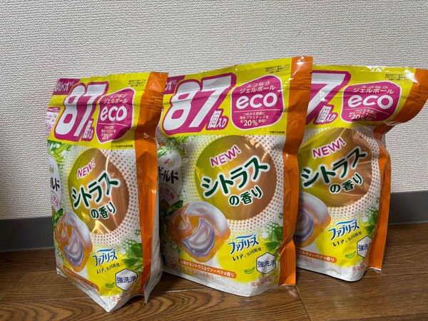 ボールド ジェルボール3D 87個 シトラスの香り 3袋