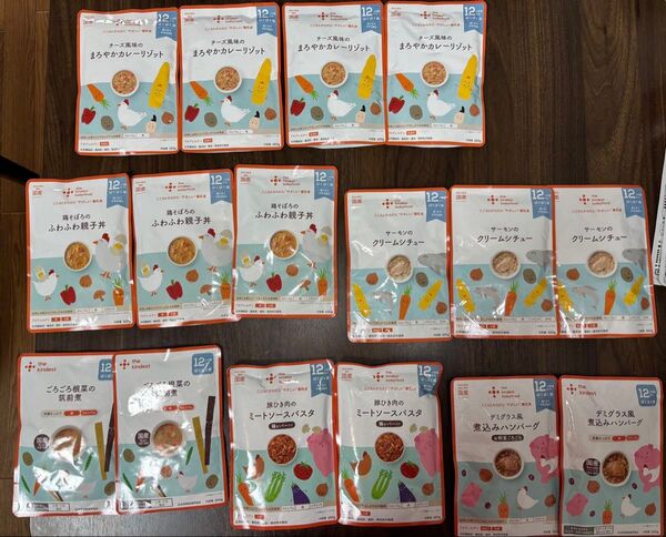 国産の具材使用 the kindest ベビーフード 6種 16個 まとめ売り