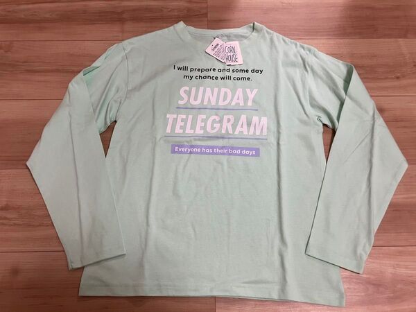 新品 ロングTシャツ ロンT 160センチ 長袖Tシャツ 長袖