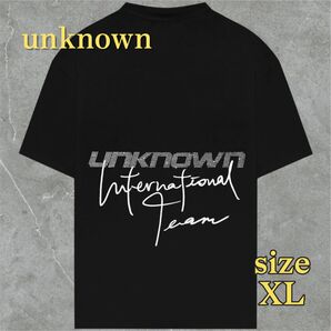 未使用 UNKNOWN LONDON Uniform Rhinestone Tee XL