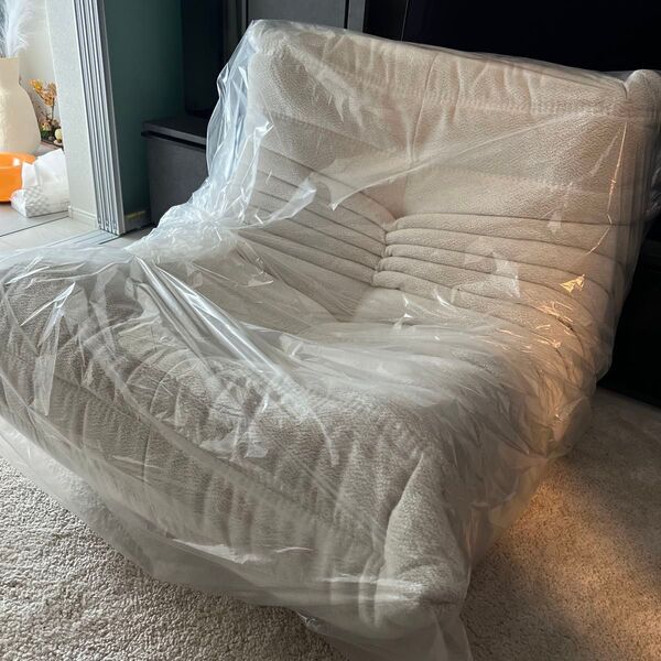 ligne roset (リーンロゼ) トーゴ 1人掛けソファ 新品未使用 生地RG393 人気色です
