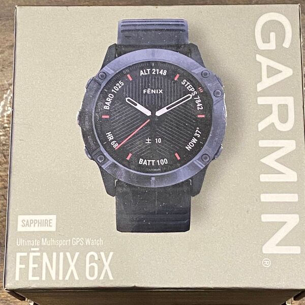ガーミン GARMIN FENIX 6X SAPPHIRE 登山 ランニング アウトドア