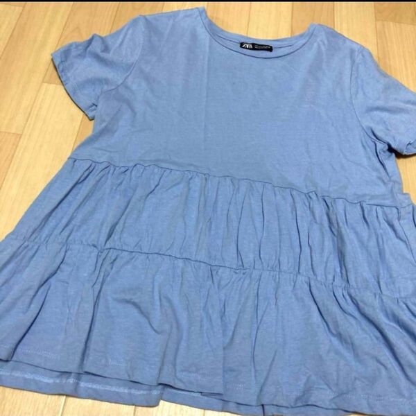 ZARA ザラ レディース tシャツ 半袖 Lサイズ