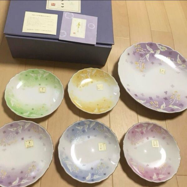 夢こ MAEBATA CHLNA 小皿 大皿 食器 未使用品 5客セット