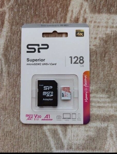 シリコンパワー 高速マイクロSDカード 128GB 未使用未開封