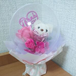 バルーンギフト フラワーギフト 誕生日 記念日 ピンク