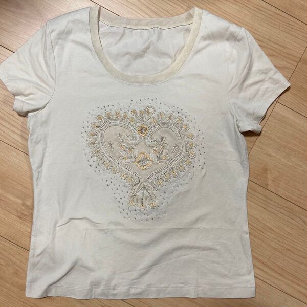 nuovo x nuovo ビーズ刺繍Tシャツ 40