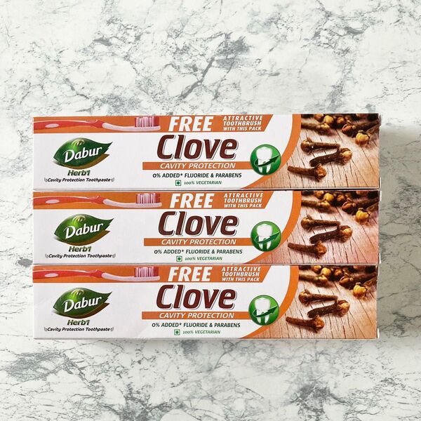 【新品】ダブール clove 歯磨き粉 フッ素不使用 パラベンフリー オーガニック ハーブ ハミガキ はみがき粉 オーラルケア