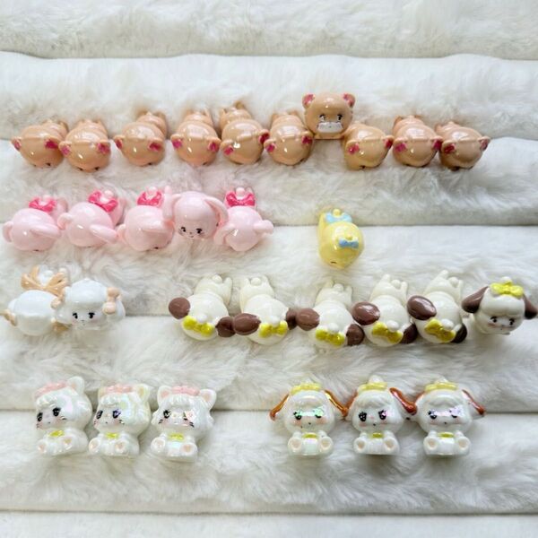 犬、猫、うさぎ色々 トッパーに!かわいい カスタムビーズ カスタムボールペン