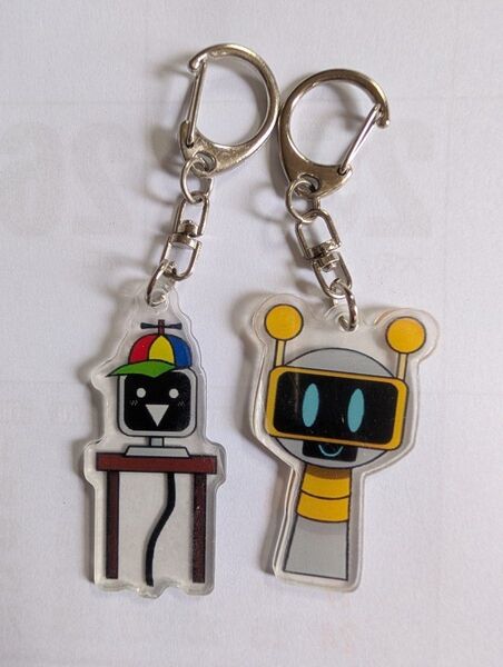 スプランキー ファンボット Mr.ファンコンピューター アクリルキーホルダー セット