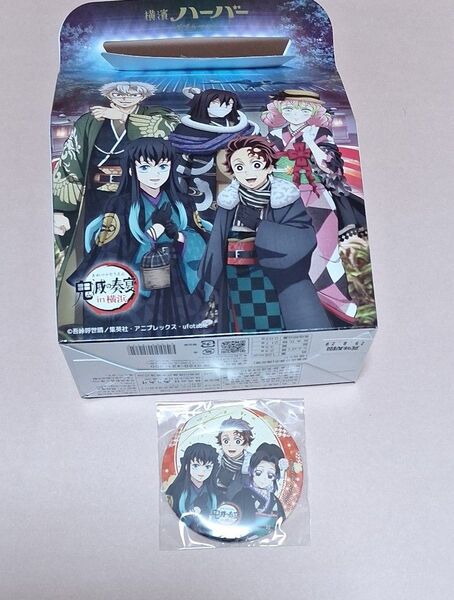 鬼滅の奏柱稽古編胡蝶しのぶ&時透無一郎&竈門炭治郎バッチ&お菓子の箱