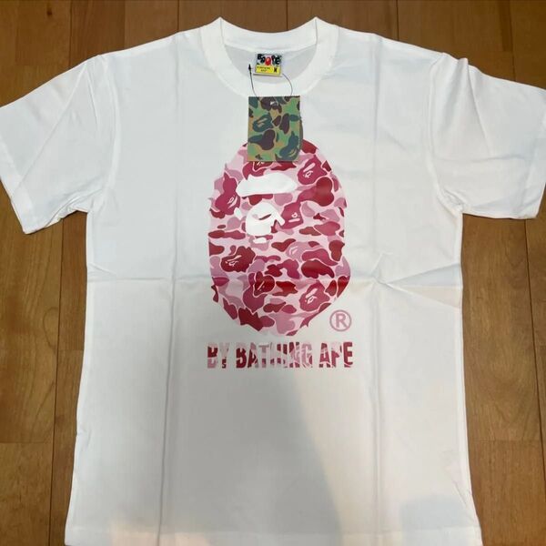 APE 半袖 Tシャツ ホワイト L 男女兼用 早い者勝ち