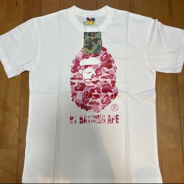 APE 半袖 Tシャツ L ホワイト 男女兼用 早い者勝ち
