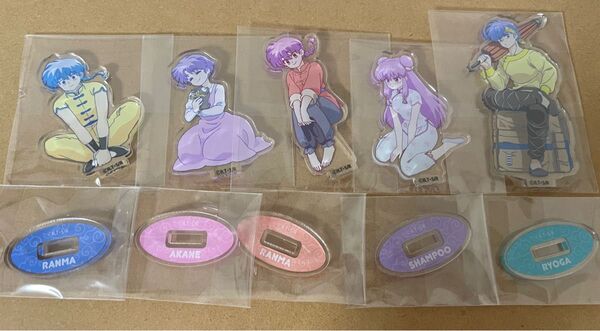 らんま1/2 トレーディングミニアクリルスタンド全5種 コンプリート