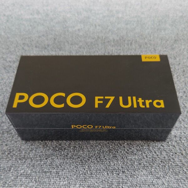 【新品未開封】 POCO F7 Ultra イエロー グローバル版