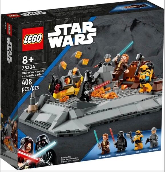 新品未開封 レゴ スターウォーズ LEGO Star Wars 75334 オビワンケノービ vs ダースベイダー ディズニー