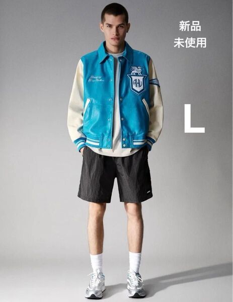 zara ザラ RHUIGI ルイージ ルード アーダーエラー ハリーランバート レザーボンバージャケット スタジャン ma1 L