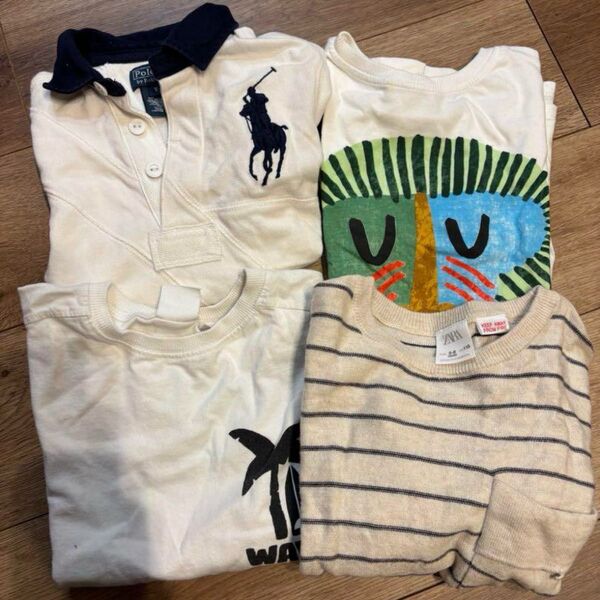 ラルフローレン ポロシャツ ZARA Tシャツ まとめ売り 110 116 半袖 トップス カットソー
