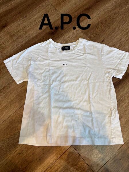 A.P.C. ロゴTシャツ ホワイト アーペーセー 白T 正規品 ブランド シンプル