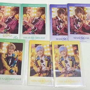 エーステ フォーライ チェキ風カード 皆木綴 碓氷真澄 三好一成 斑鳩三角 箔押し レア