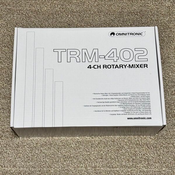 期間限定値下げ中!未使用品!Omnitronic TRM-402 4chロータリーミキサー