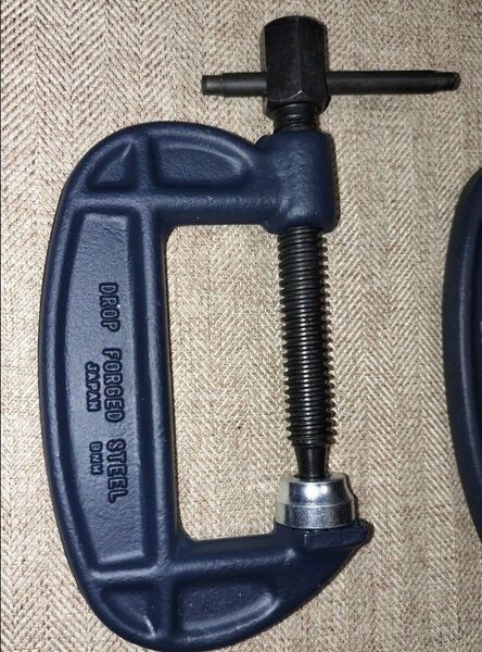 ◇送料込 50mm B型シャコ万力 1個 ほぼ未使用 ロブスター製 クランプ Lobster 国産品