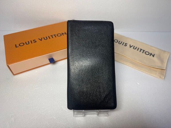 【良品】ルイヴィトン タイガ 黒 長財布 財布 お札入れ LOUIS VUITTON