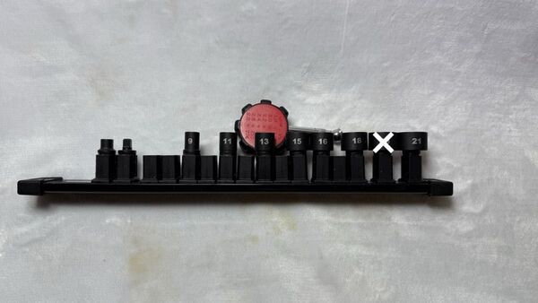ミルウォーキー M12 FUEL INSIDER パススルーラチェット 専用ソケット *19mm無
