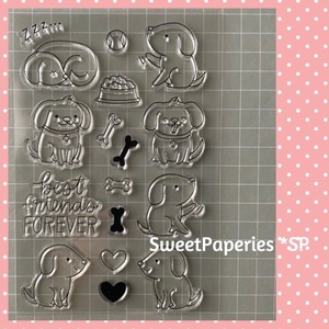 85 clear stamp dog . dog animal animal 