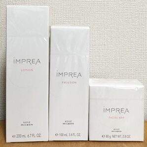MILBON KOSE インプレア ローション、エマルジョン、フェイシャルバー