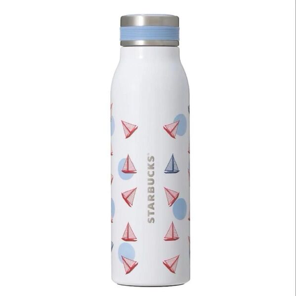 【新品未使用】スターバックス ステンレスボトルマリンドット 444ml