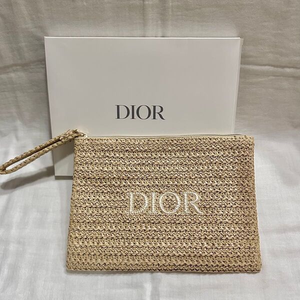 Christian Dior ディオール ノベルティ フラットポーチ 新品未使用♪