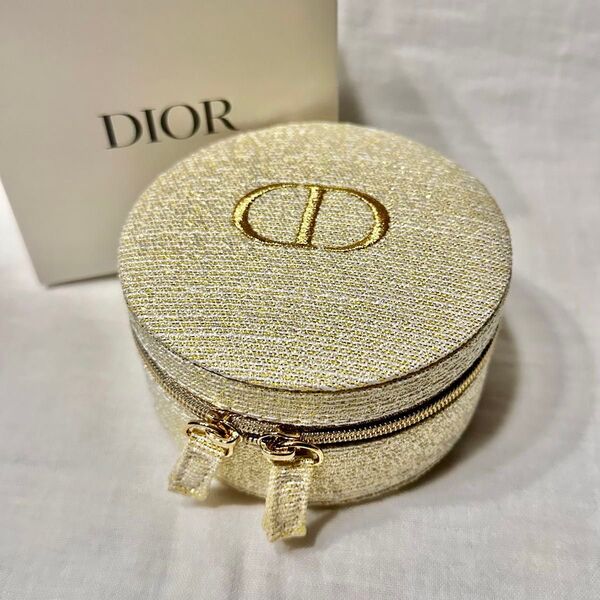 Christian Dior ディオール ノベルティ ジュエリーポーチ ポーチ ゴールド 新品未使用♪
