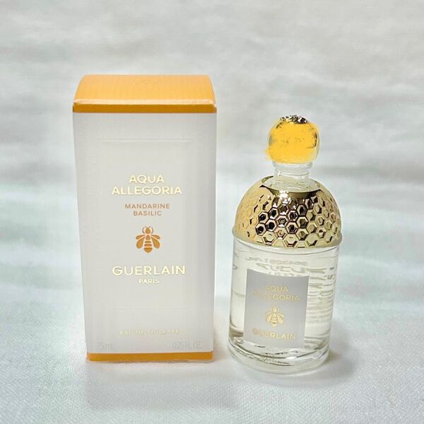GUERLAIN ゲラン ノベルティ香水 7.5ml アクアアレゴリア マンダリンバジリック オーデトワレ 新品未使用♪