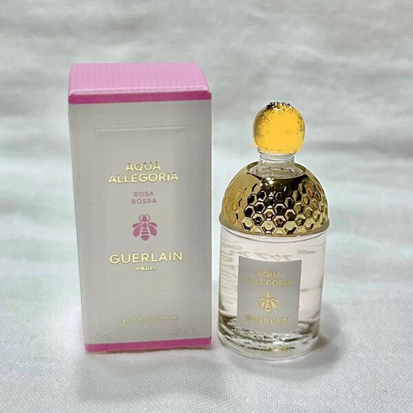 GUERLAIN ゲラン ノベルティ香水 7.5ml アクアアレゴリア ローザロッサ オーデトワレ 新品未使用♪