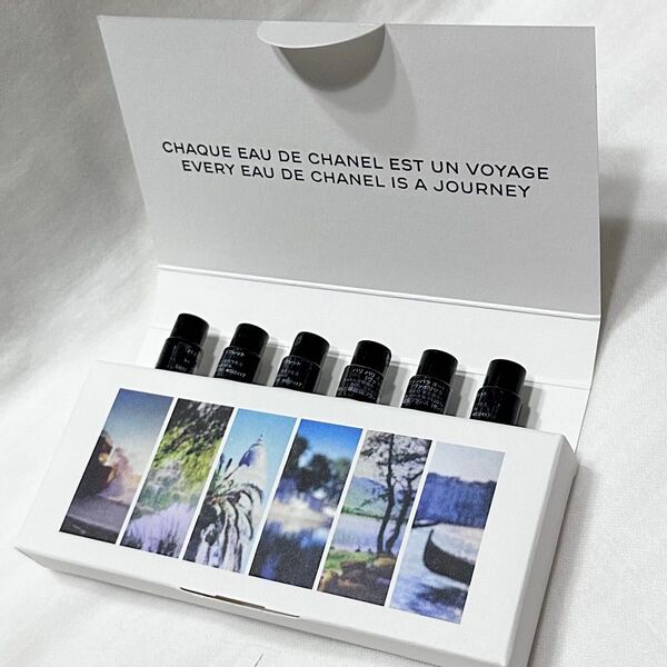 CHANEL シャネル 香水1.5ml 6種類 レゾードゥ シャネル サンプルボックス ヴァポリザター新品未使用♪