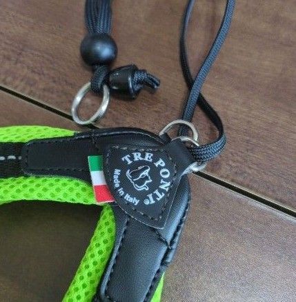 トレポンティ ハーネス 蛍光グリーン1 小型犬 胴輪 tre ponti