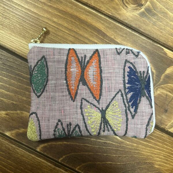 L字ポーチ ハンドメイド ミナペルホネン