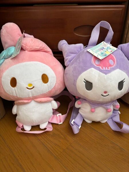 新品タグ付き サンリオ マイメロ クロミ ぬいぐるみ リュック セット売り マイメロディ