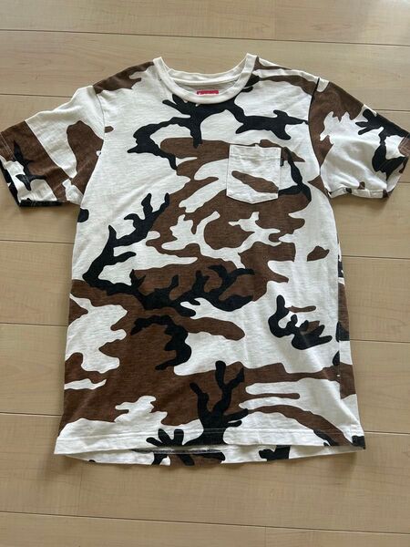 シュプリーム tシャツ ポケットtシャツ 半袖Tシャツ supreme 迷彩 カモフラ SUPREME