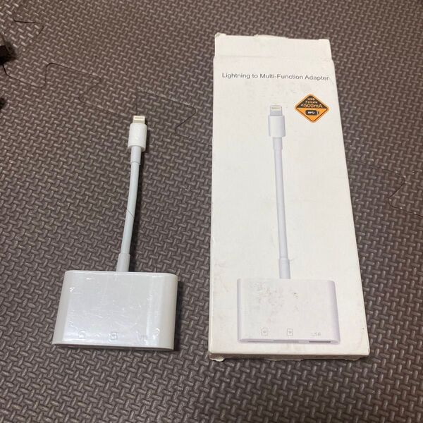 iPhone SDカードリーダー 3 in 1 Lightning - SD/TF/USB変換アダプタ