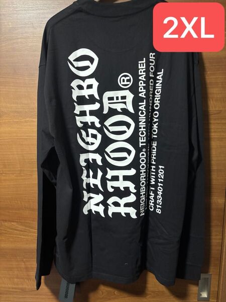 2XL NEIGHBORHOOD x Born x Raised Tee LS-2 "Black" ロンT ロングスリーブ