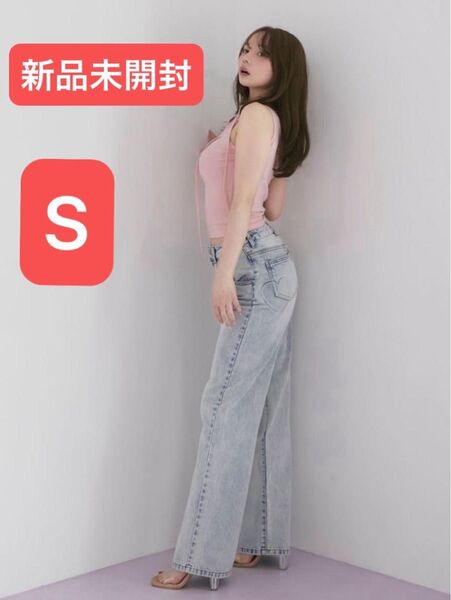 Sサイズ andmary Heart plump denim ハート プランプ アンドマリー デニムパンツ