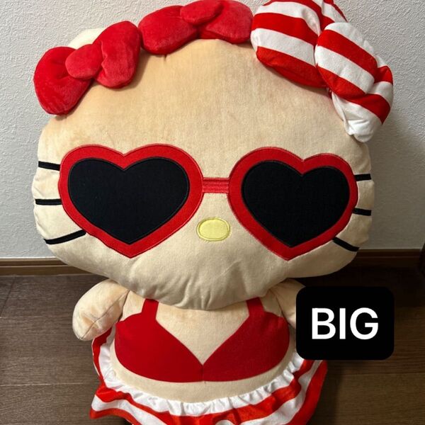 サンリオ アベイル 日焼けキティ ハローキティ サングラス ビッグクッション