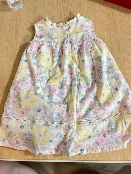プティマイン petit main ワンピース ノースリーブ 100cm 花柄