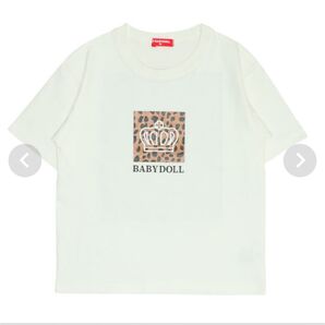 BABYDOLL Tシャツ レオパード柄 王冠