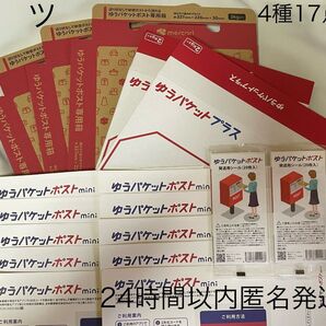 ゆうパケットプラス専用箱 ゆうパケットポスト専用箱 ダンボール箱 ゆうパケットmini封筒 発送用 シール 公式 梱包材 新品 ツ