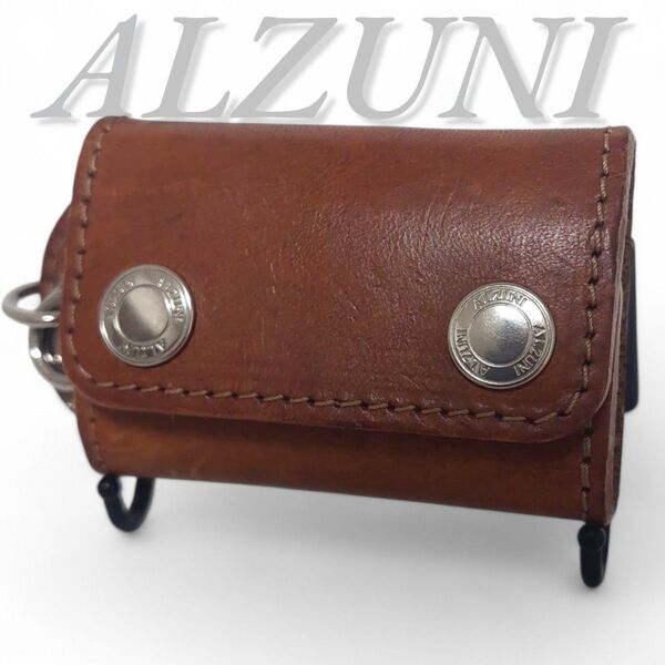美品 ALZUNI アルズニ キーケース スマートキーケース 本革 レザー 日本製 タンニン なめし革